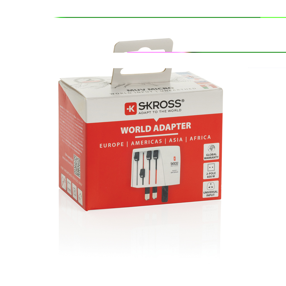 SKROSS MUV Wereldreisadapter Micro