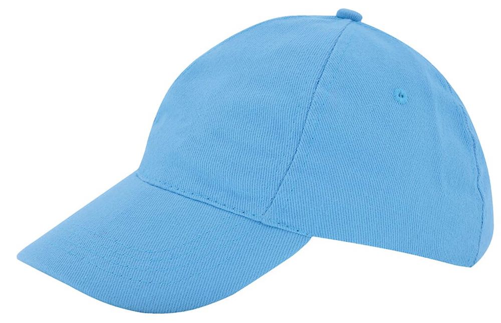 Kinder brushed promo cap - Lichtblauw (PMS 292c) / Lichtblauw