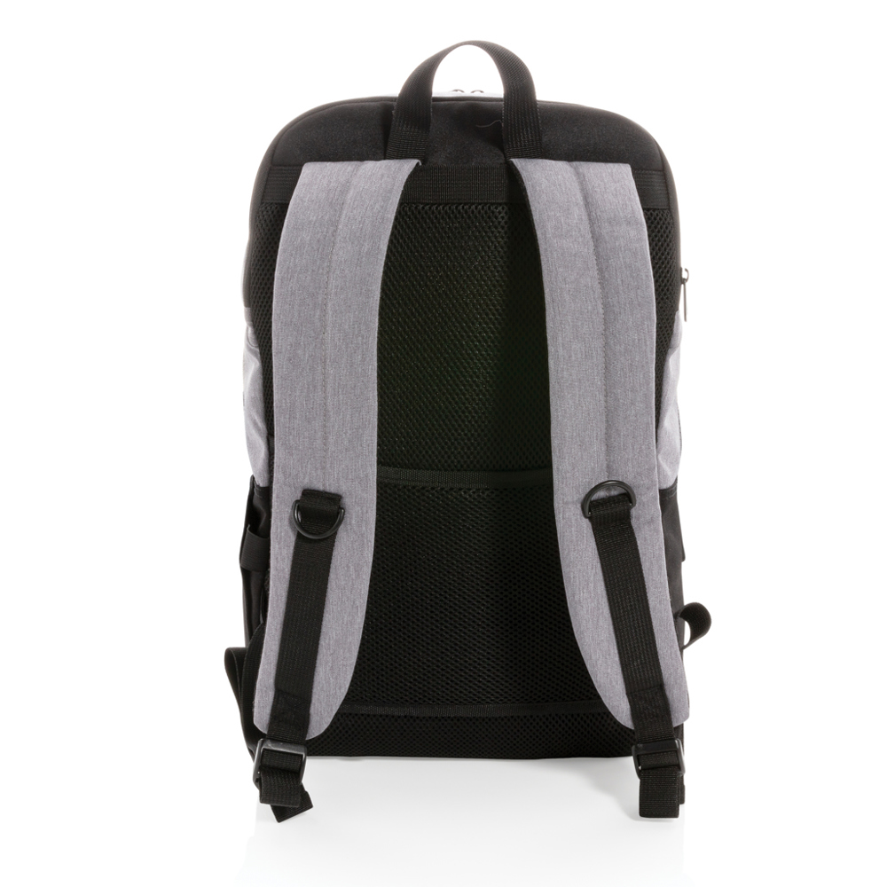 Modern 15.6" USB & RFID laptop rugzak PVC vrij