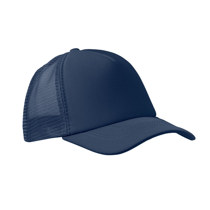 BUBBLE - 5 panelen trucker pet - Marineblauw