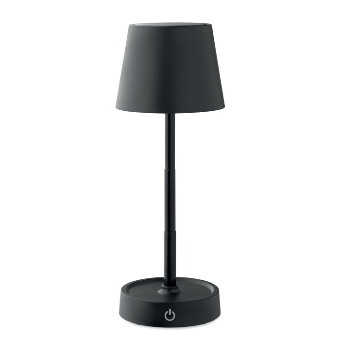 TAPLAMB - Oplaadbare USB tafellamp - Zwart