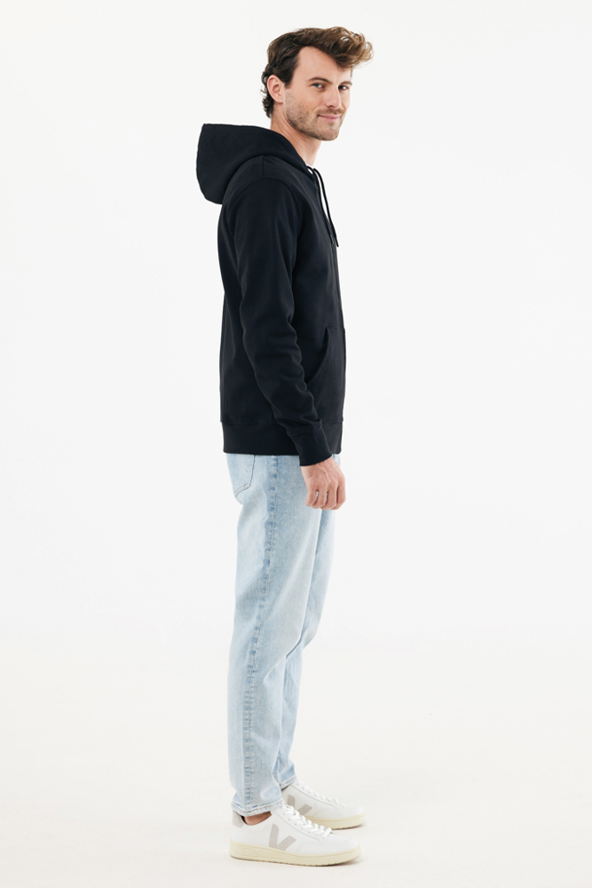 IQONIQ Abisko gerecycled katoen hoodie met rits