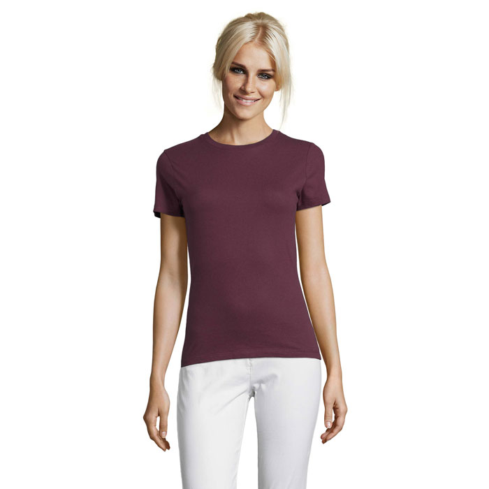 REGENT WOMEN - REGENT dames t-shirt 150g - Burgundy