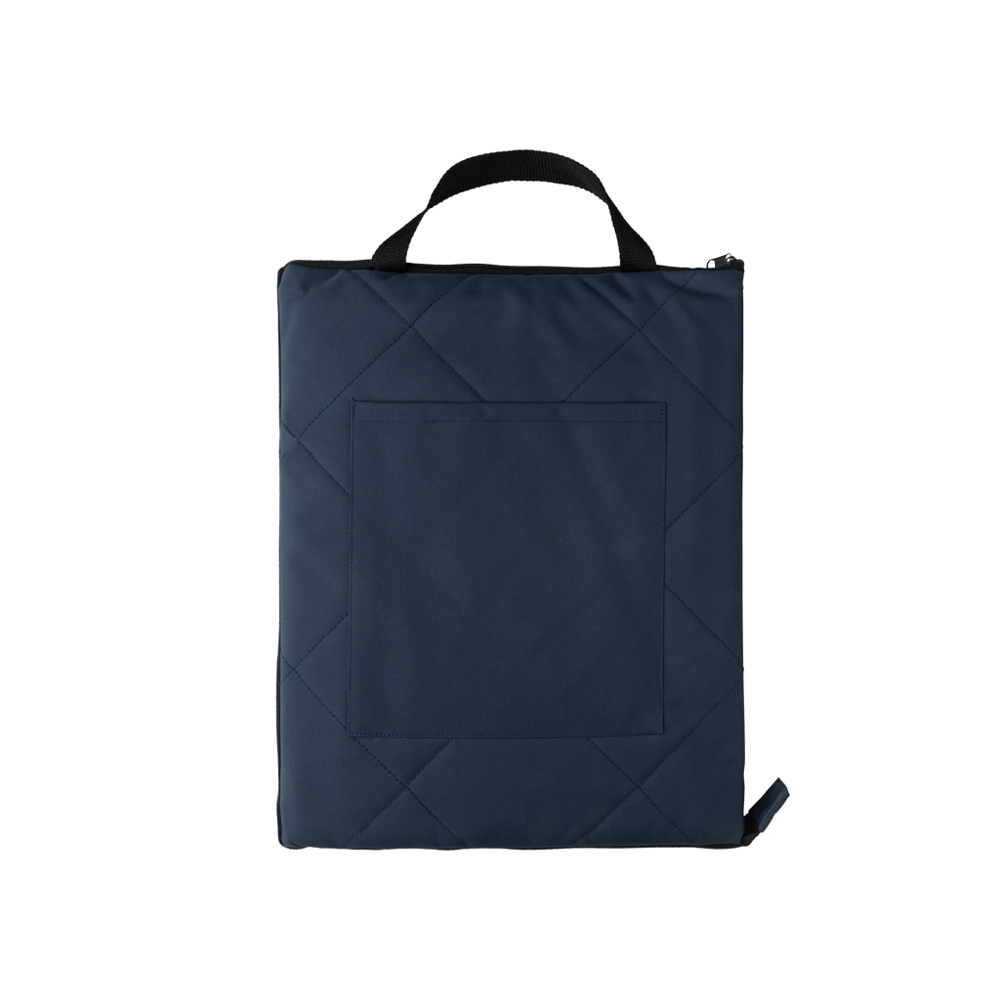 Impact Aware™ RPET opvouwbare gewatteerd picknickkleed - donkerblauw (± PMS 539)