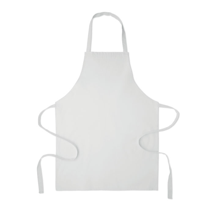 SOUS COLOUR - Schort van gerecycled katoen - wit