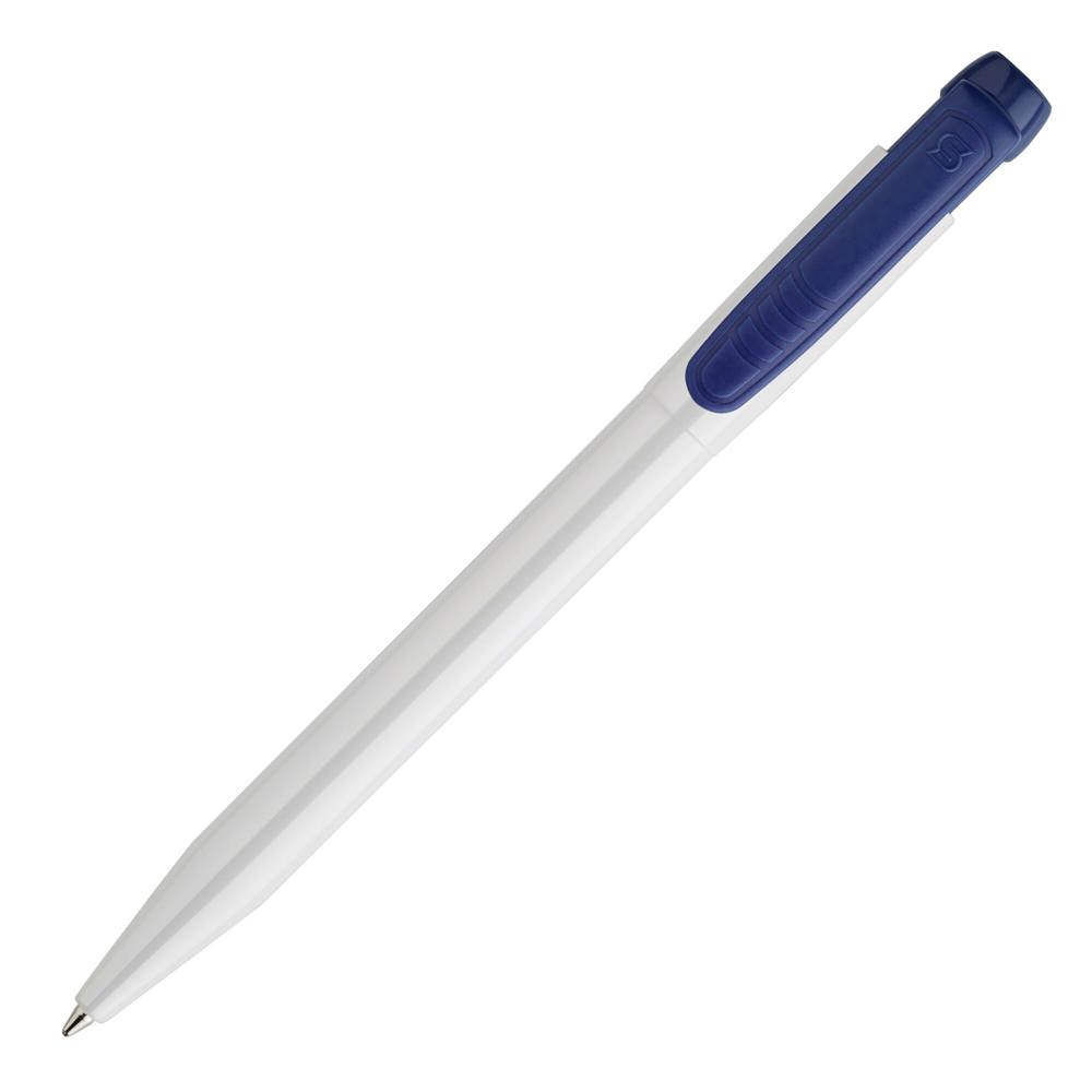 Balpen Pier hardcolour - Wit / Donkerblauw