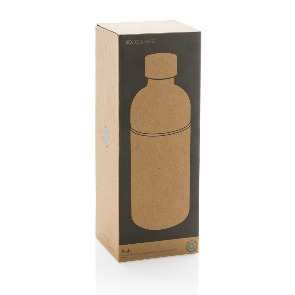Soda RCS gecertificeerde gerecycled rvs drinkfles
