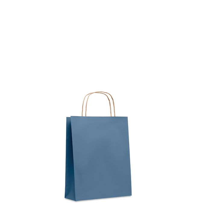 PAPER TONE S - Kleine papieren geschenktas - Blauw