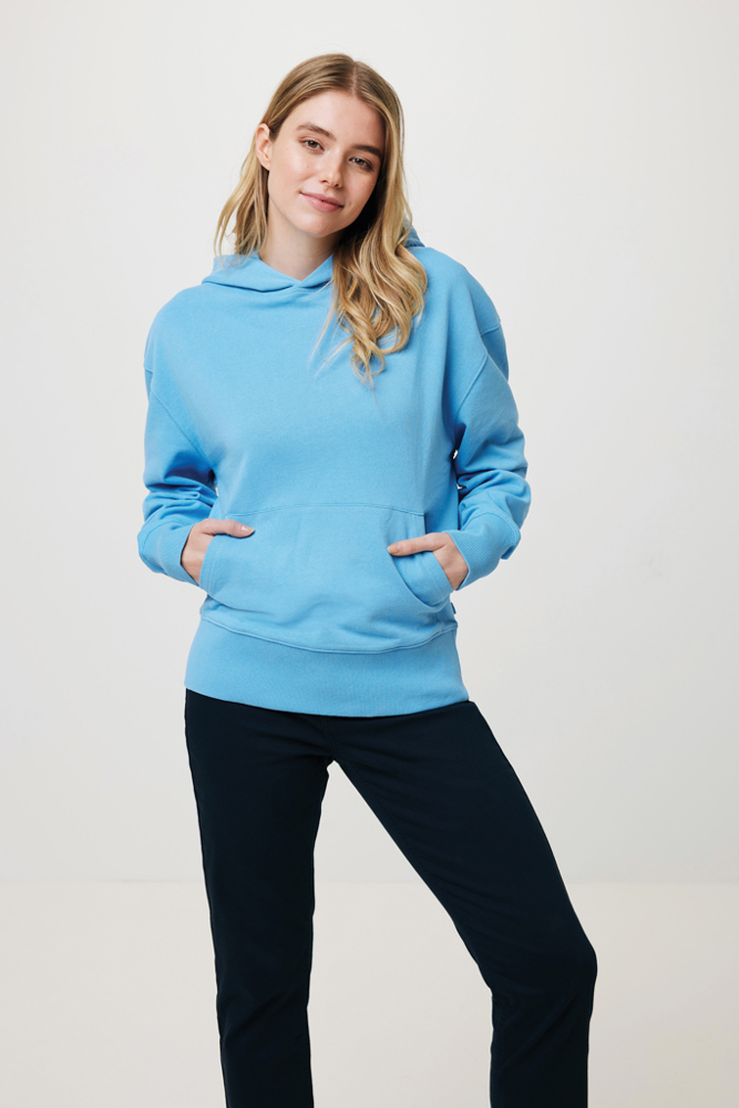 IQONIQ Yoho gerecycled katoen relaxed hoodie
