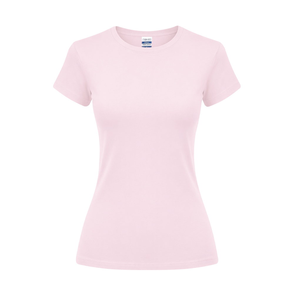 Dames Kleuren T-Shirt Epika - ROSA