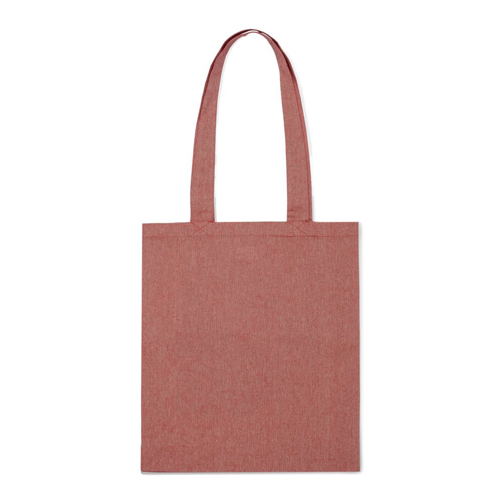 Schoudertas recycled katoen 140g/m² 38x42x10cm