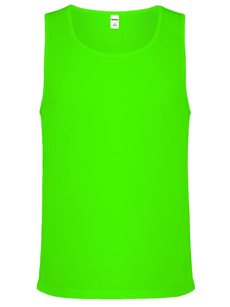 SP Step tanktop, 140 gr/m² - Fluo groen (PMS 802C)
