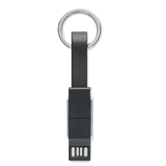 KEY C - Sleutelhanger met 4 in 1 kabel