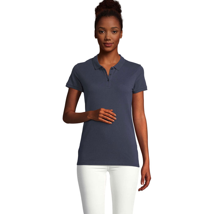 PLANET WOMEN - PLANET DAMES Polo 170g - Franse Marine