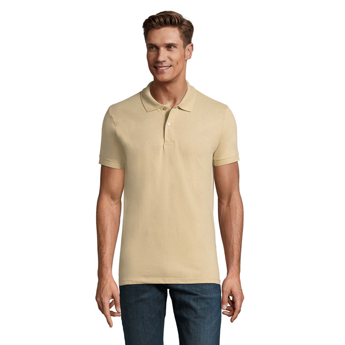 PERFECT MEN - PERFECT HEREN Polo 180g - Sand