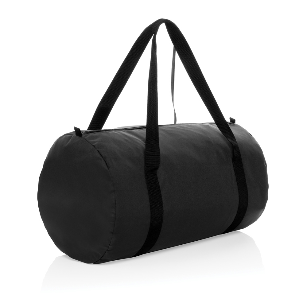 Dillon AWARE™ RPET opvouwbare sporttas - zwart (± PMS Black)
