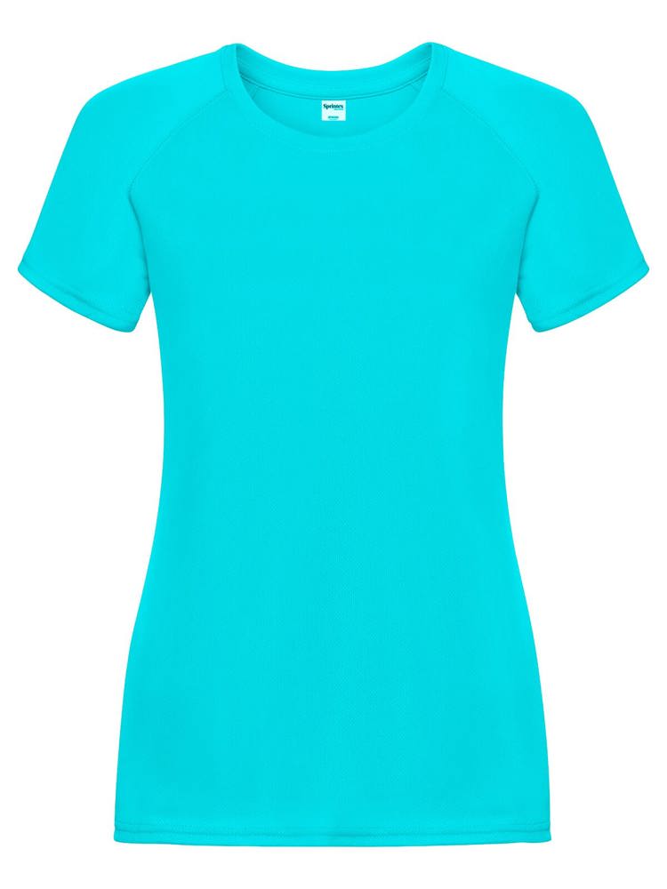 SP Run dames sportshirt, 140 g/m² - Ocean Blue