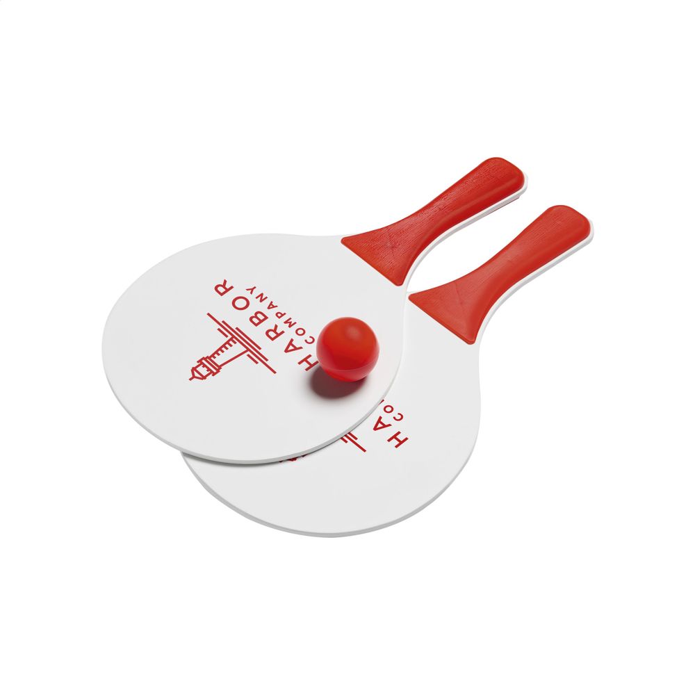 BeachTennis Small Size strandspel - Rood