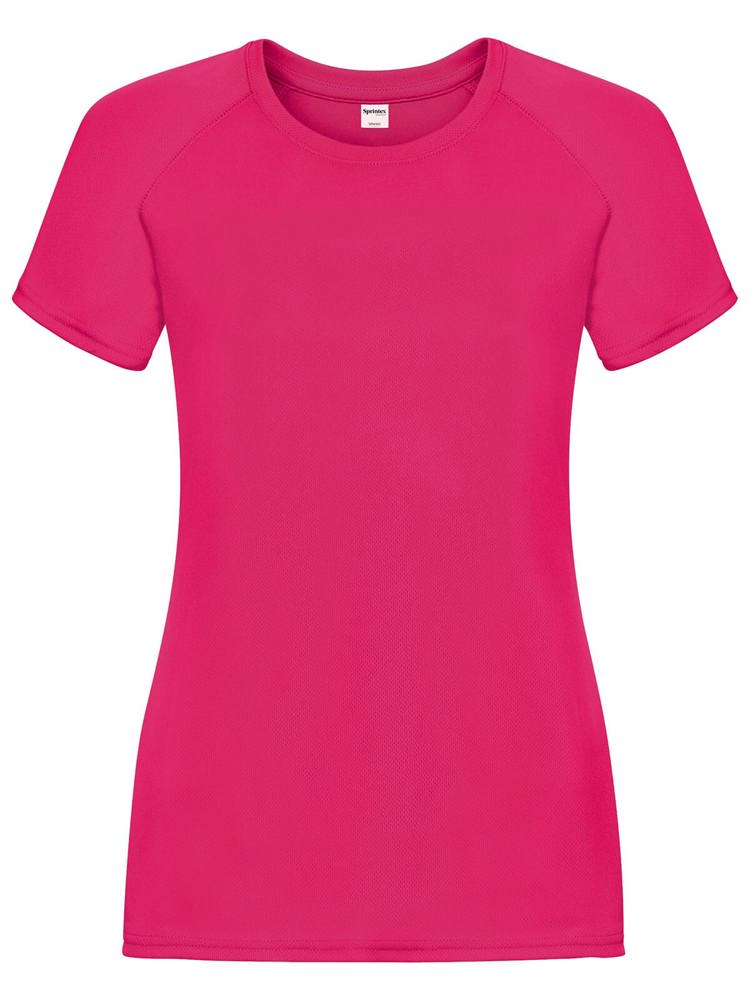 SP Run dames sportshirt, 140 g/m² - Fucsia