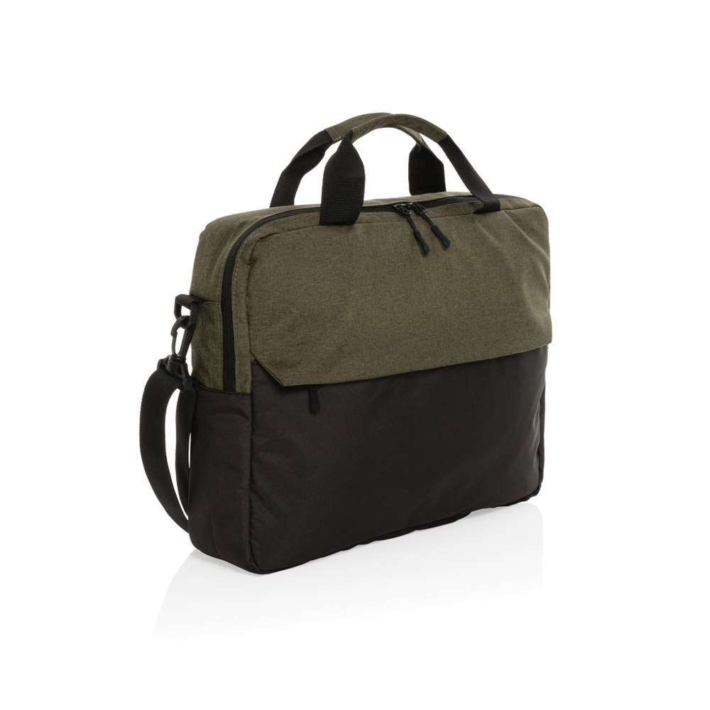 Kazu AWARE™ RPET basic 15.6" laptop tas - groen (± PMS Green)