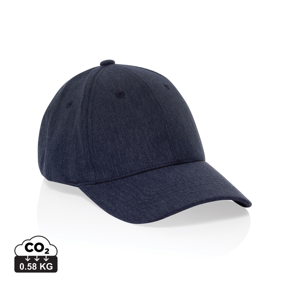 Milo AWARE™ recycled heather 6 paneel cap 200gr
