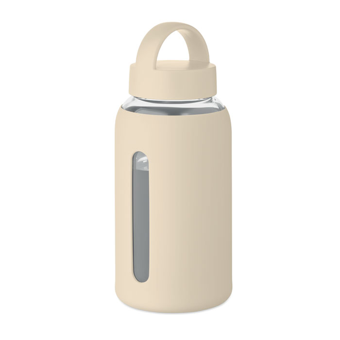 BORIS - Fles van hoog borosilicaatglas - Beige